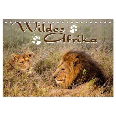 Wildes Afrika (Tischkalender 2027 DIN A5 quer), CALVENDO Monatskalender