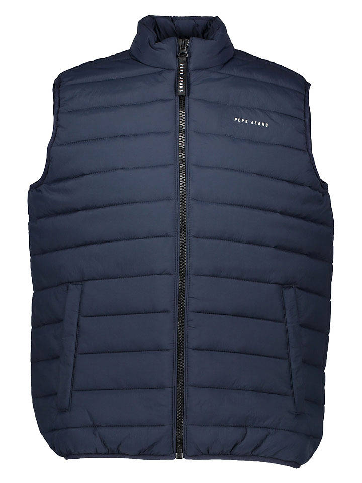 Pepe Jeans Steppweste in Dunkelblau - S
