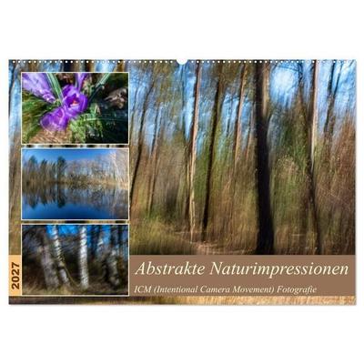 Abstrakte Naturerlebnisse - ICM (Intentional Camera Movement) Fotografie (Wandkalender 2027 DIN A2 quer), CALVENDO Monatskalender
