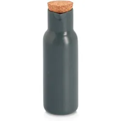 Essig- und Ölflasche 300 ml Keramik Grau Anthrazit