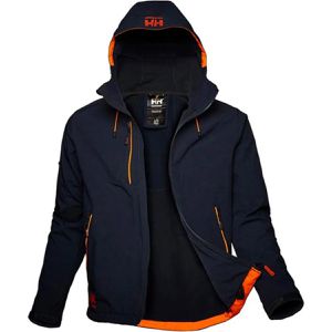 Helly-Hansen Arbeitsjacke Chelsea Evolution, 74140, Softshelljacke, navy blau, wasserdicht, Größe M