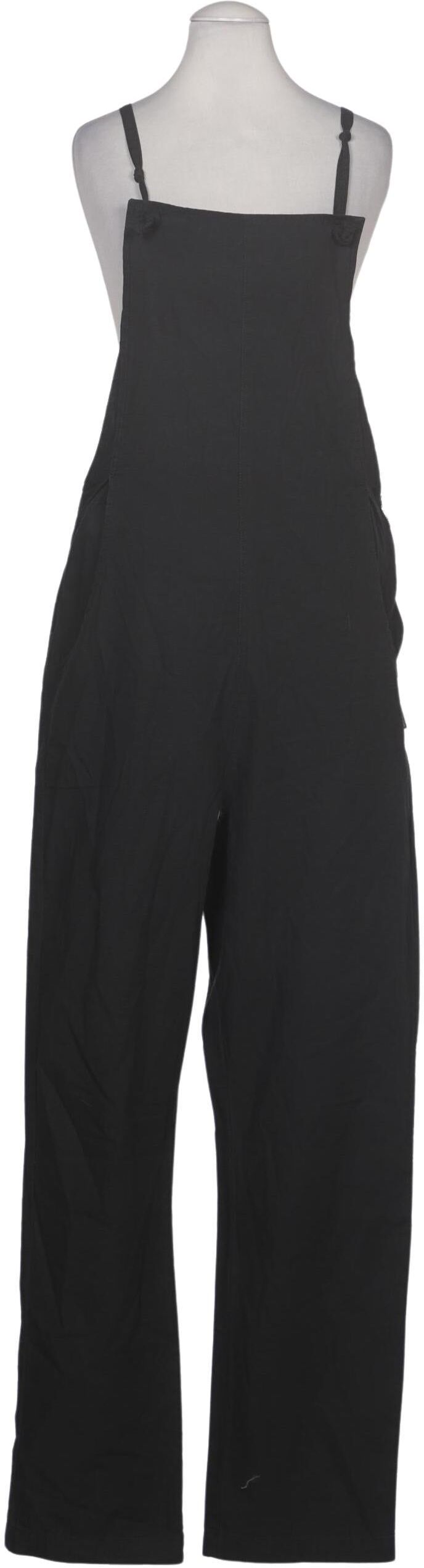 Dedicated Damen Overall oder Jumpsuit, Schwarz, Gr. S, Baumwolle - Second Hand