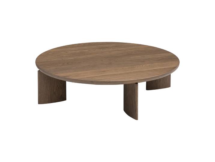 Klubtisch Elli, Leolux, m nut matt, Holz