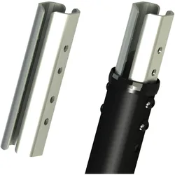 Multibrackets Adapter-Verbinder Ø 50mm, Metall, schwarz (Adapter- / Montageplatten), TV Halterung Zubehör, Schwarz