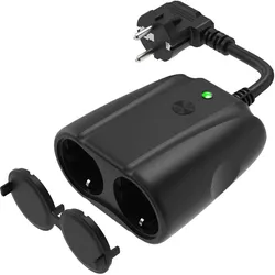 Lupus-Electronics, Steckdose, 2 Kanal Outdoorsteckdose