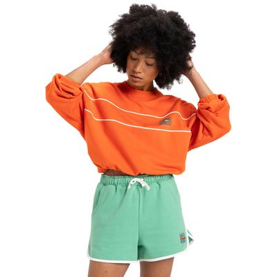 Bermudas QUIKSILVER "Scallop", Damen, Gr. XS, Normalgrößen, grün (grün spruce), Obermaterial: 85% Baumwolle, 15% Polyester., Hosen Bermudas
