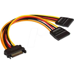 GC 5021-2SBSS - SATA Y-Stromkabel, 20 cm