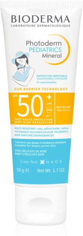 Bioderma Photoderm Pediatrics crème solaire pour enfant SPF 50+ 50 g