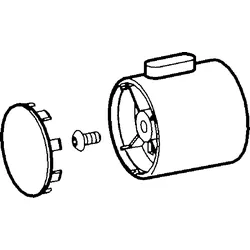 Hansa Temperatur Prisma Wählgriff komplett 59913938 59913938 chr