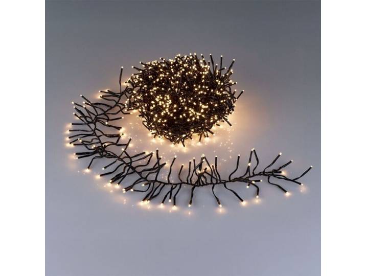 Lichterkette Cluster, warmweiss