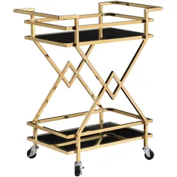 Wohnling, Servierwagen, Gold