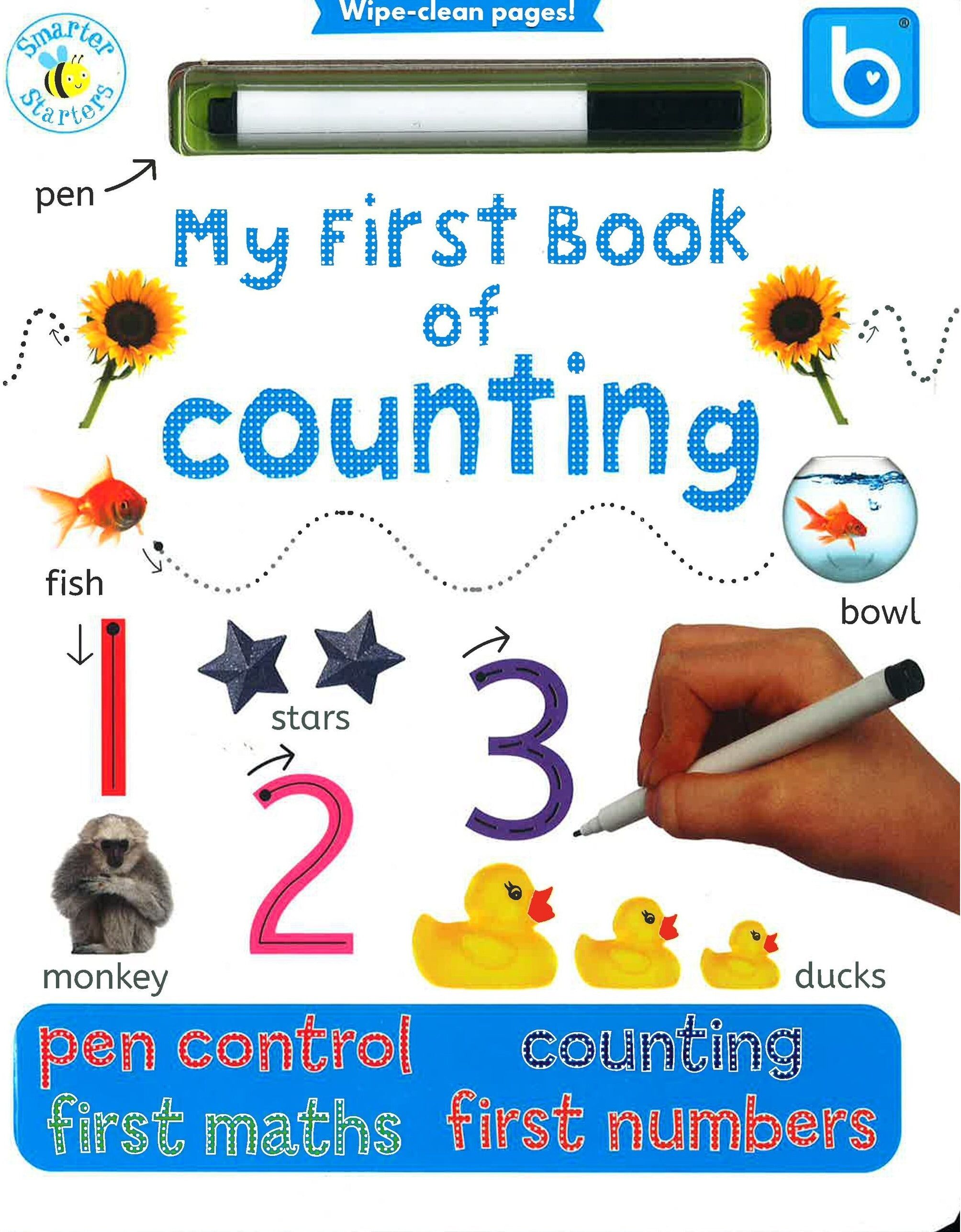Blue Bubble Books My First Book Of Counting Pen control, Counting, First Maths, First Numbers