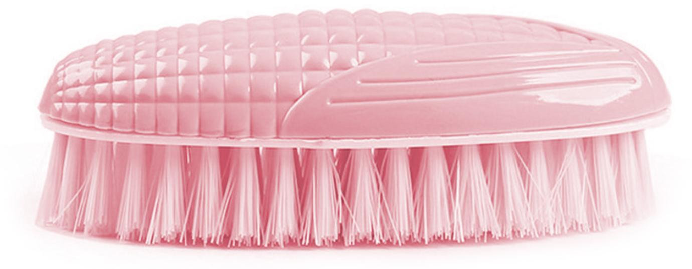 Gistuch Multifunctionele zachte kledingborstel voor kleding en schoenen, roze