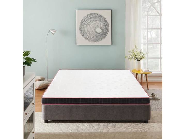 Matelas 80x200 cm ergonomique et respirant - hauteur 14 cm - hypoallergénique et antibactérien pour un sommeil sain