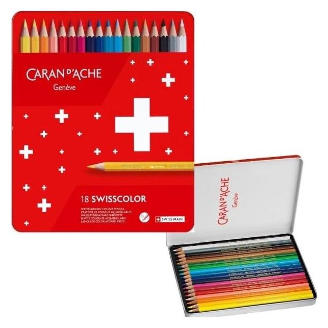 Caran d'Ache Swisscolor Aquarelle (18x) (CD1285-718)
