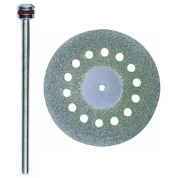 PROXXON 28846 Diamantierte Trennscheibe Ø38mm mit Kühllöchern + Trägerstift