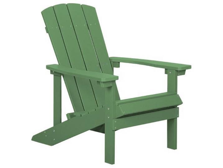 Chaise de jardin verte ADIRONDACK