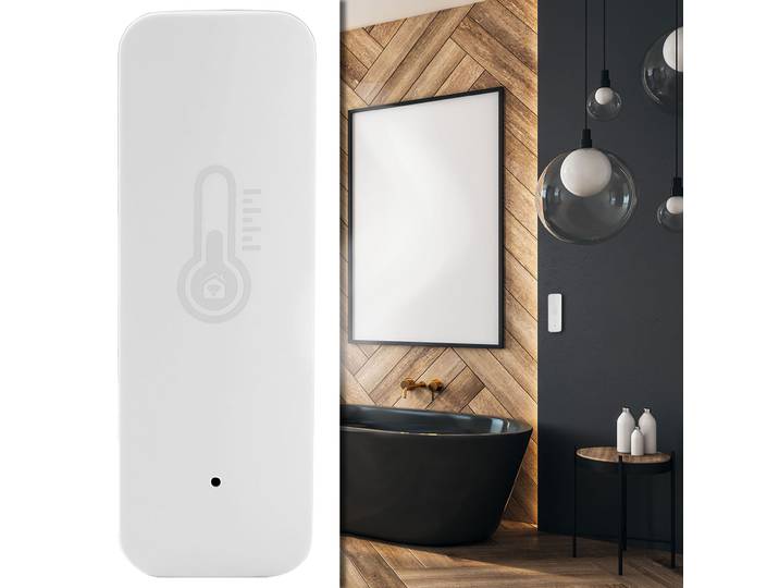 Smarter Temperatur- & Luftfeuchtigkeits-Sensor mit Sprachsteuerung & App