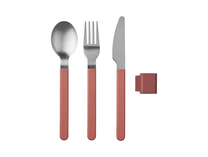 Besteck-Set MEPAL Besteck-Set Silueta , bunt (vivid mauve), Essbesteck-Sets, Besteck-Set