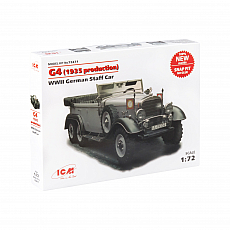 ICM - G4 (1935 production) - WWII German Staff Car - 1:72 - 92 Teile 306734