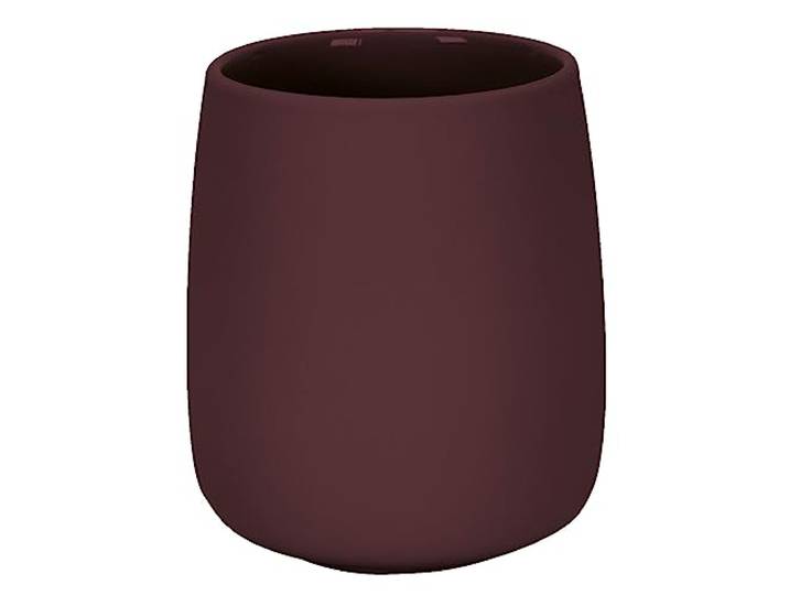 Kleine Wolke Zahnputzbecher Eclipse, Accessoires, Farbe Vino Material: Steinzeug gummiert