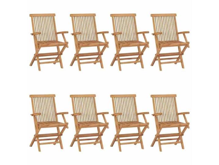 Maison Exclusive - Chaises pliantes 8 pièces en bois de teck massif