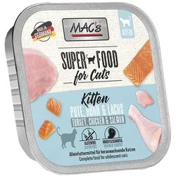 MAC ́s CAT Kitten Pute, Huhn, Lachs 16x100 g