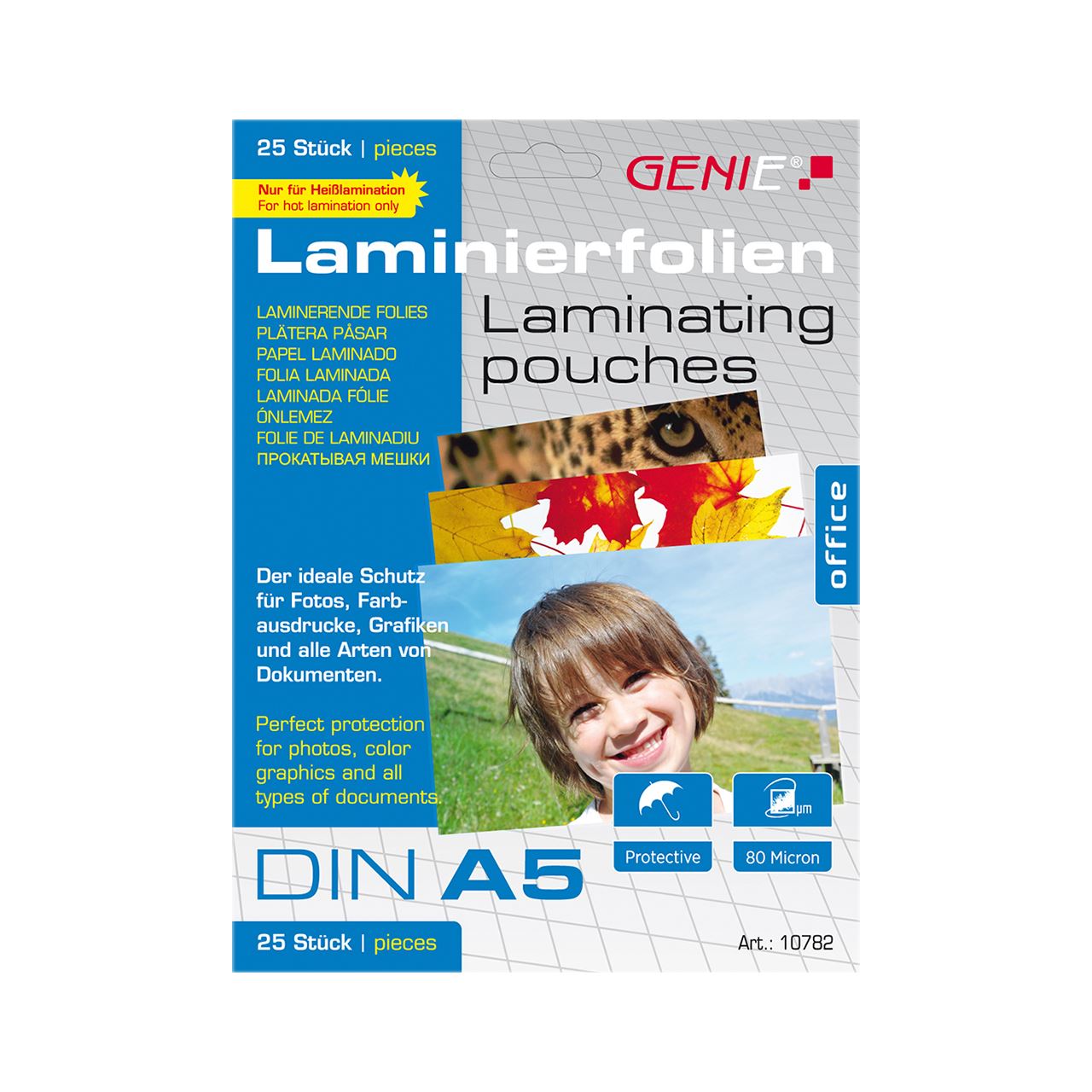 Genie Laminiertaschen 25 A5 - Folien