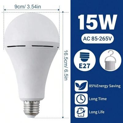 Uplift Essentials Intelligent Rechargeable LED Emergency Bulb 15w