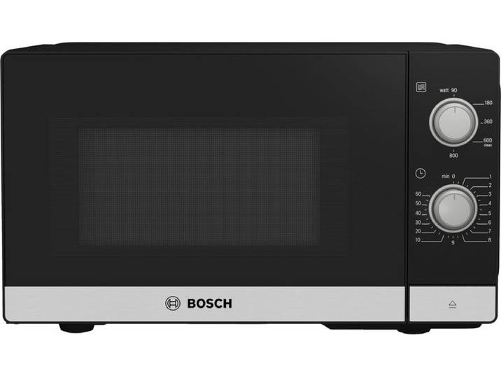 Bosch Serie 2, Freistehende Mikrowelle, 44 x 26 cm, Edelstahl, FFL020MS2