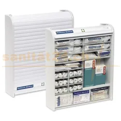 Holthaus, Erste Hilfe Set, Medical Verbandschrank Rollmed, 48 x 42 x 10 cm leer weiss (Verbandskasten)
