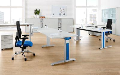 Schäfer Shop Pure Verkürzter Tischfuß PLANOVA BASIC, weißalu