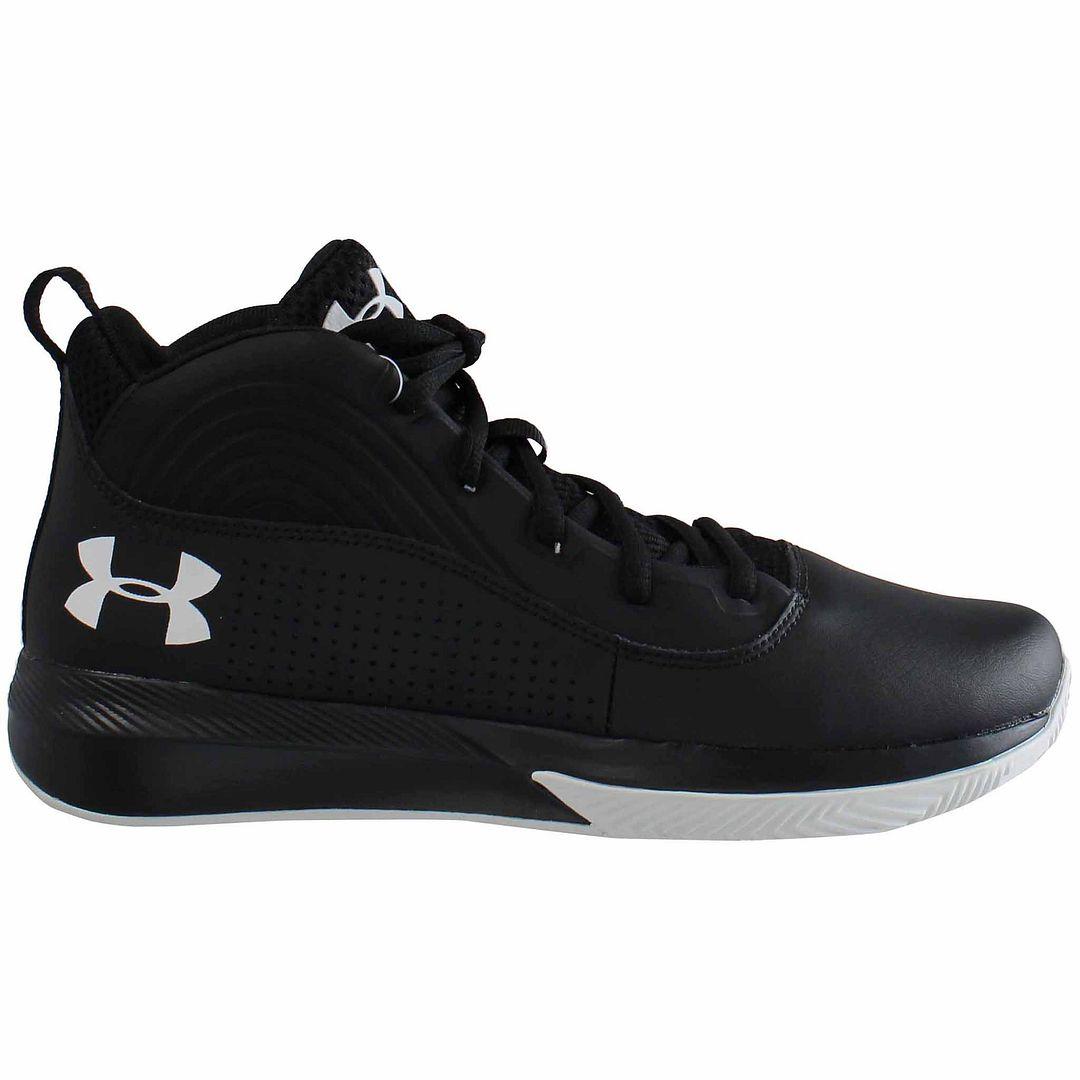 Under Armour GS Lockdown 4-BLK Zwarte kinderschoenen