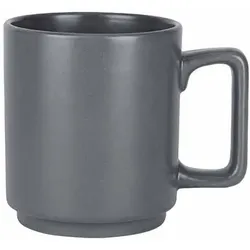 COSY & TRENDY Tasse D9X10,5 H cm 45 cl Steingut Alto grau, 32 Stück