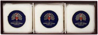 The English Soap Company Under The Mistletoe Luxury Vegetable Soaps 3 x 100 gr