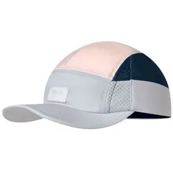 Buff 5 Panel Go Cap Kinder Kappe grau/rosa/schwarz - L/XL