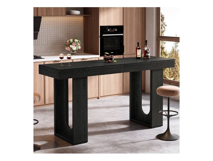 Tribesigns Bartisch Extralanger Bartisch 180 cm, Küchentisch, rechteckiger Stehtisch