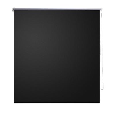 Helloshop26 - Schwarzes Verdunklungs-Rollo 160 x 175 cm Fenster Vorhang Sichtschutz Rollo