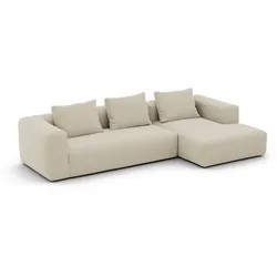 Nordic Collection Ecksofa Kornum Stoff Beige