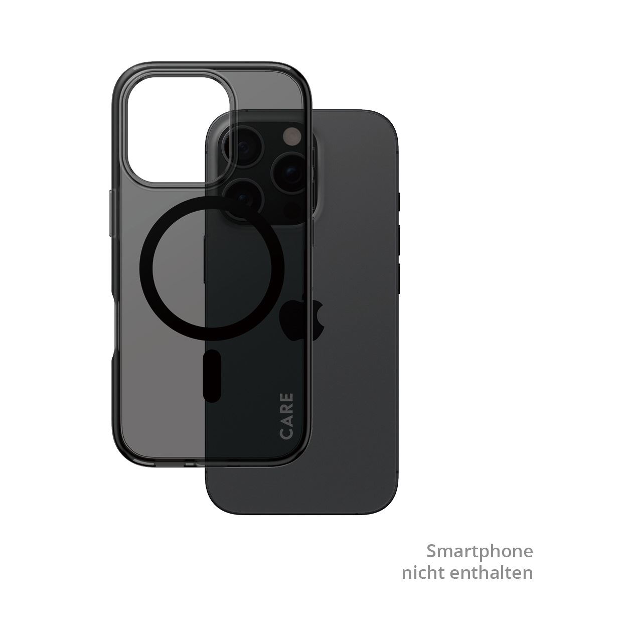 PanzerGlass CARE Flagship Smokey iPhone 16 Pro schwarz