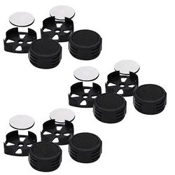 Auto Soundsystem HiFi Anlange Lautsprecher Hochtöner Sound-Boxen, 50 Watt, 90 dB, Kleben oder Schrauben, 4-20 kHz, schwarz, DxH 3,7x1,9 cm, 3er Set