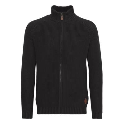 Strickjacke SOLID "Strickjacke SDXenos", Herren, Gr. XL, schwarz, Obermaterial: 100% Baumwolle CO., Strickjacken Strickjacke