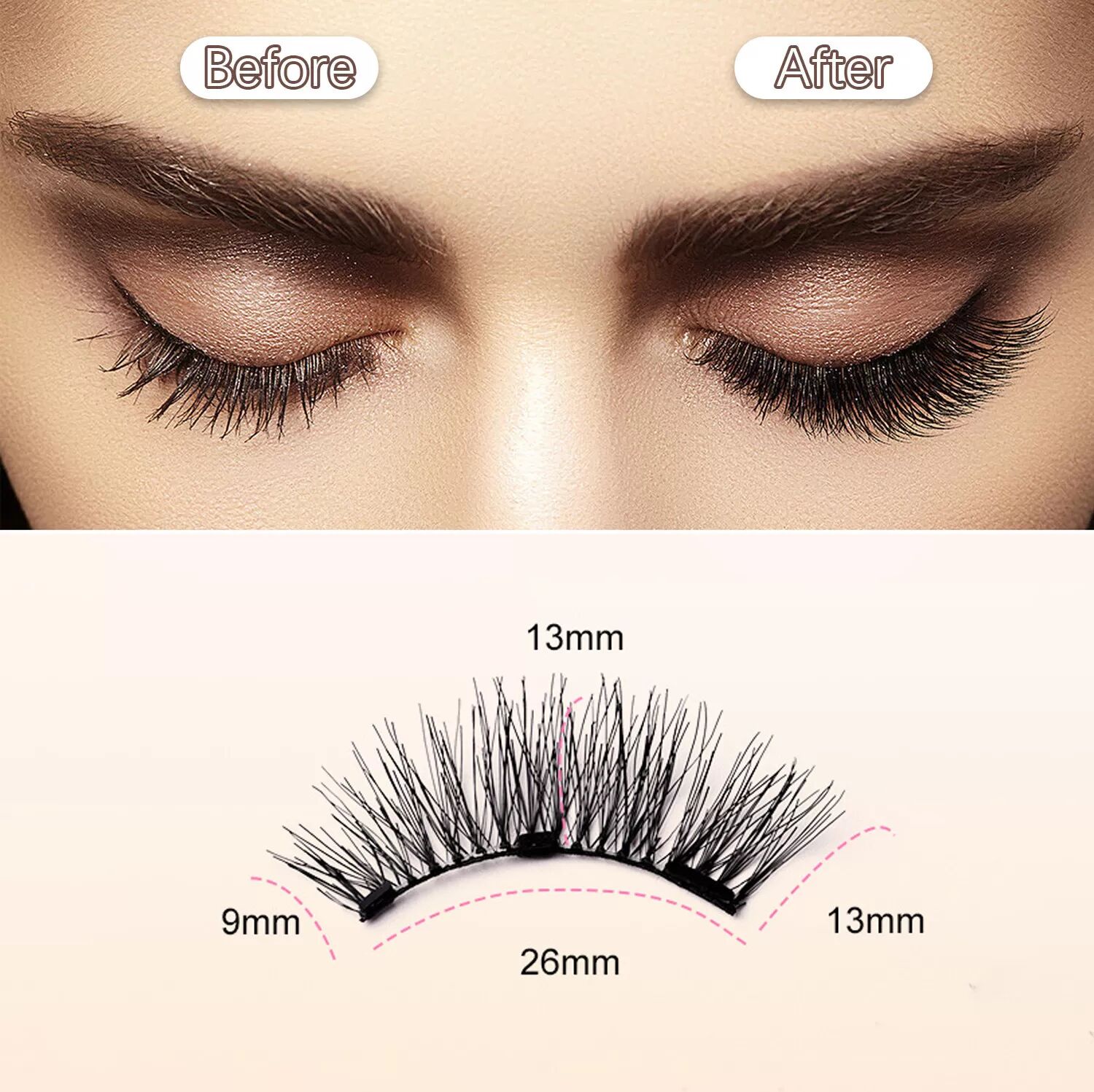 INF Magnetisches Wimpernset