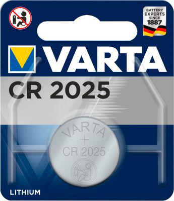 Knopfzelle VARTA PROFESSIONAL ELECTRONICS CR 2025 3V