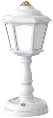 Uplift Essentials Mini Retro LED Desk Lamp With USB Rechargeable Touch Control white