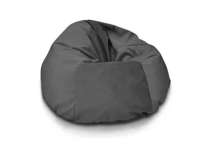 Pouf Relax pouf déhoussable coussin microfibre fauteuil ergonomique pouf rembourré Gris A104 XXL