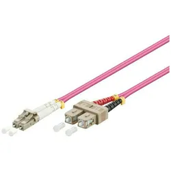 Danicom Glasfaserkabel LC-SC OM4 Duplex Patchkabel –7.5 Meter (7.50 m), Netzwerkkabel