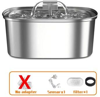 Uplifted Finds Clinical Stainless Steel Water Fountain 1 Set 1 Filter Sensor