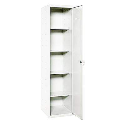 SimonRack Aktenschrank, Mehrzweckschrank, Stahl-Aufbewahrungsschrank, 4 Ebenen, Schloss - Simonlocker
