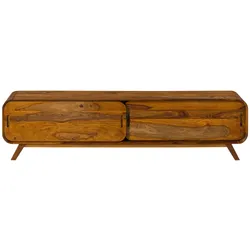 TV-Board Sheesham 192x40x48 hellbraun lackiert MAILAND #129